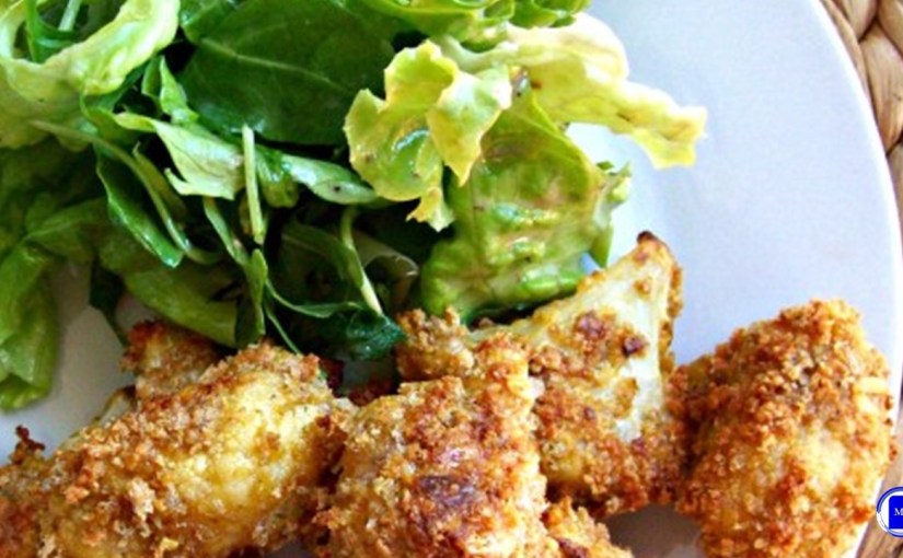 Chou fleur pané simple ou parmesan ; La&nbsp;recette.